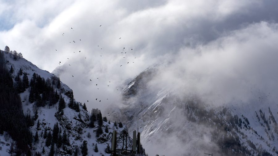 Alpenlandschaft in Frankreich