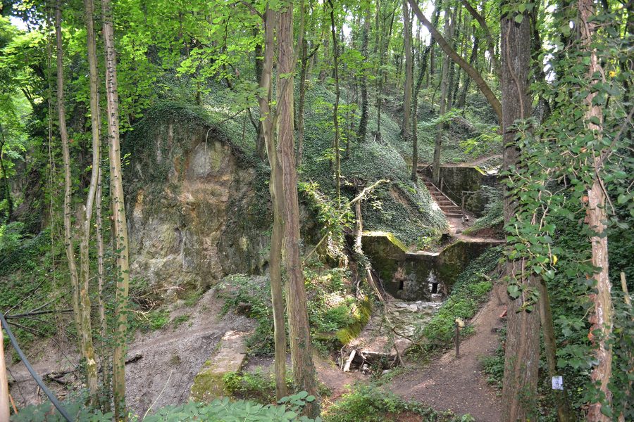 Naturlehrpfad am Grund der Haluzická tiesňava bei Haluzice