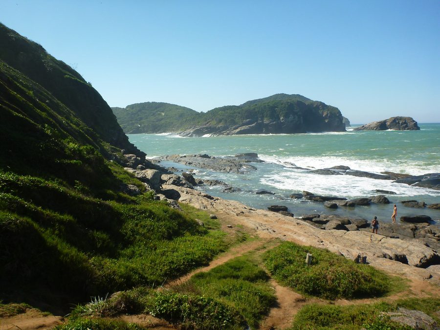 Costa rocciosa alla Ponta da Lagoinha vicino a Búzios