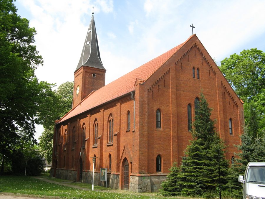 Chiesa a Pritzier nel Meclemburgo-Pomerania Anteriore