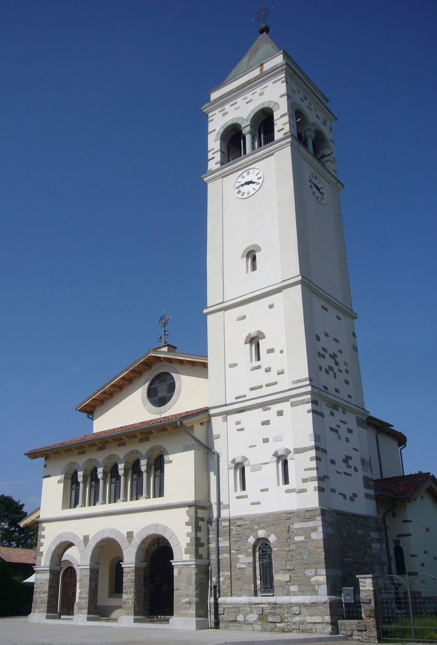 Pfarrkirche von San Floriano del Collio in Friaul-Julisch Venetien