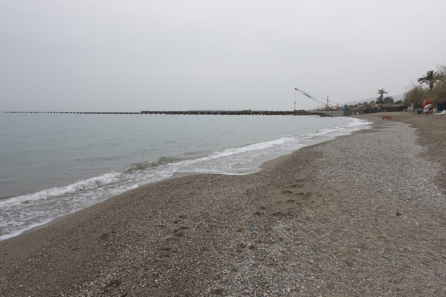 Spiaggia di Anamur presso İskele sulla costa mediterranea turca