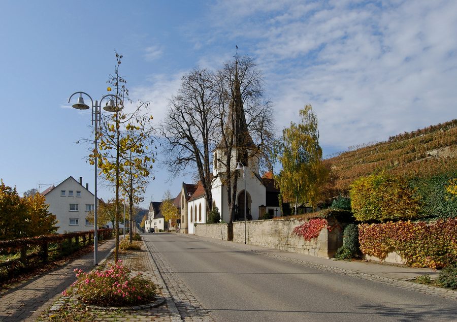 The village of Hohenstein in Baden-Württemberg