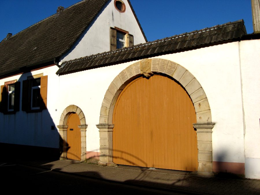 Barockes Wohnhaus des Dalberger Hofs in der Dalbergstraße 17 in Venningen