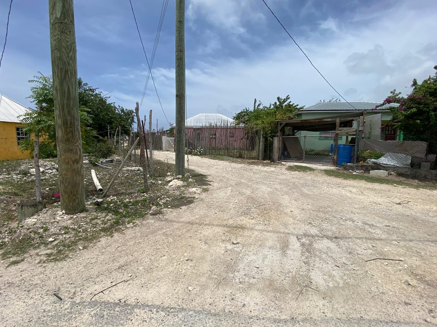 Burton Street in Codrington auf Barbuda