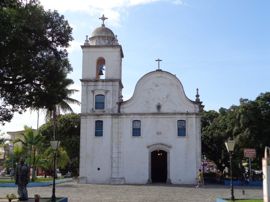 Esterno della Igreja Matriz de Santana a Itanhaém, Brasile