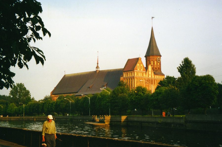 The Königsberger Dom on Kneiphof Island in Kaliningrad.
