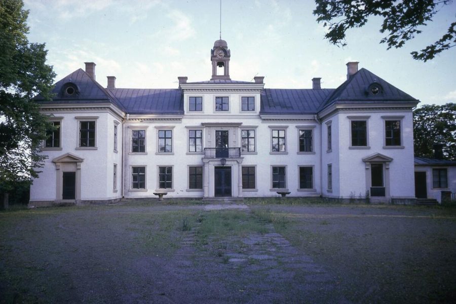 Tenuta di Gustavsvik prima che bruciasse nella primavera del 1967