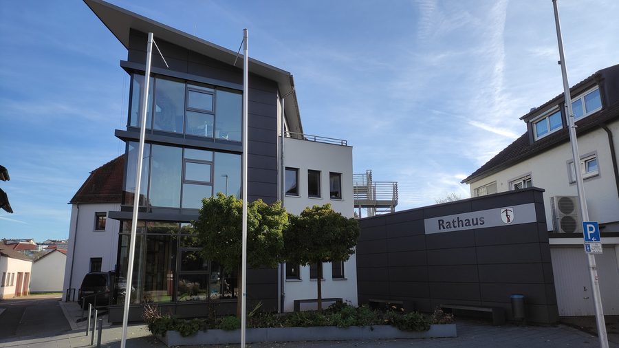 Rathaus von Allmersbach im Tal