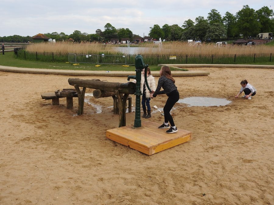 Area giochi del Promenade Park a Hythe Quay, Maldon