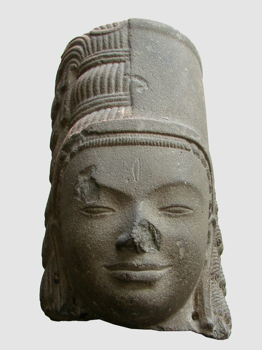 Harihara (Shiva et Vishnou), sculpture provenant de Phnom Da, province de Takeo, Cambodge