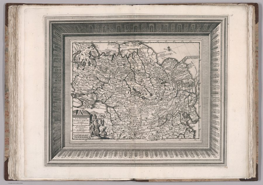 Mappa storica della Tartaria con antiche denominazioni geografiche.