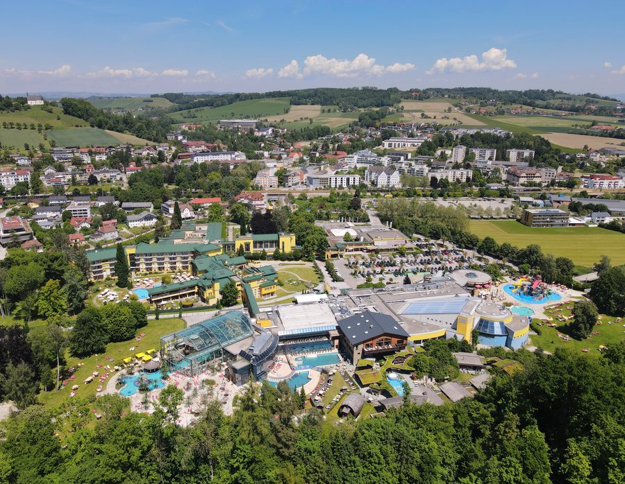 Veduta aerea dell'EurothermenResort di Bad Schallerbach