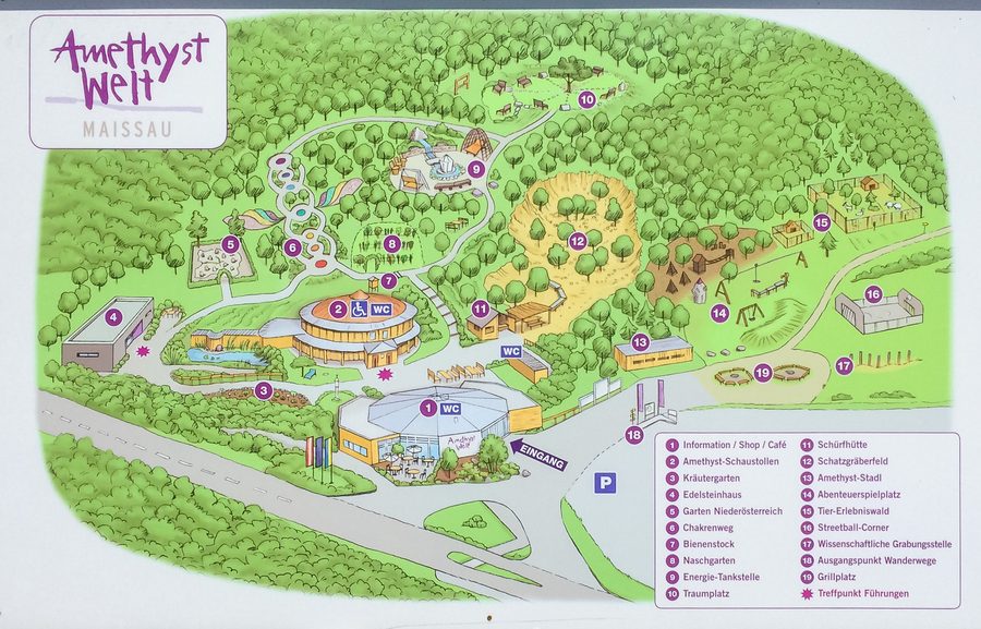 Amethystwelt Maissau in Niederösterreich
