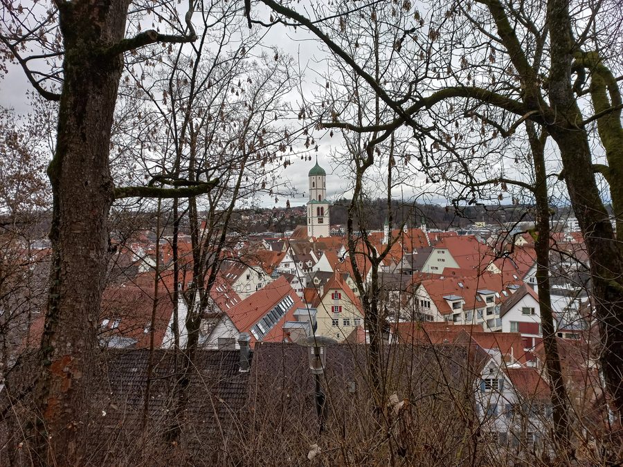 Vista dal Gigelberg su Biberach an der Riß