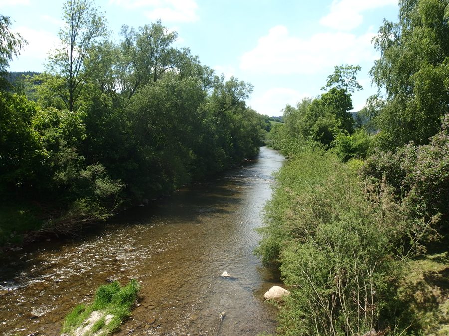 Janová an der Vsetínská Bečva im Okres Vsetín