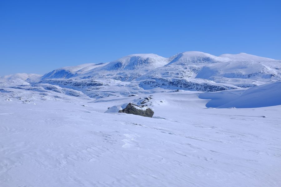 Monte Loftet nel Parco nazionale del Jotunheimen vicino a Bøverkinnhalsen