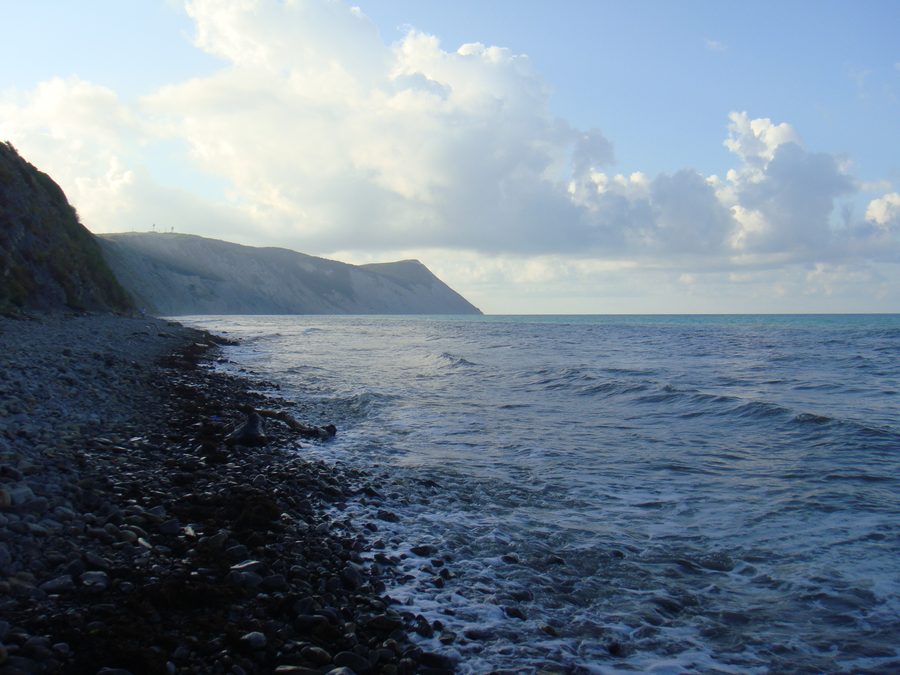 Hohe Küste am Schwarzen Meer bei Anapa in der Region Krasnodar