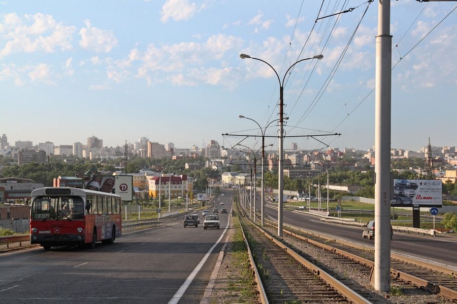 Vista della città di Barnaul, capoluogo regionale del Territorio dell’Altaj.