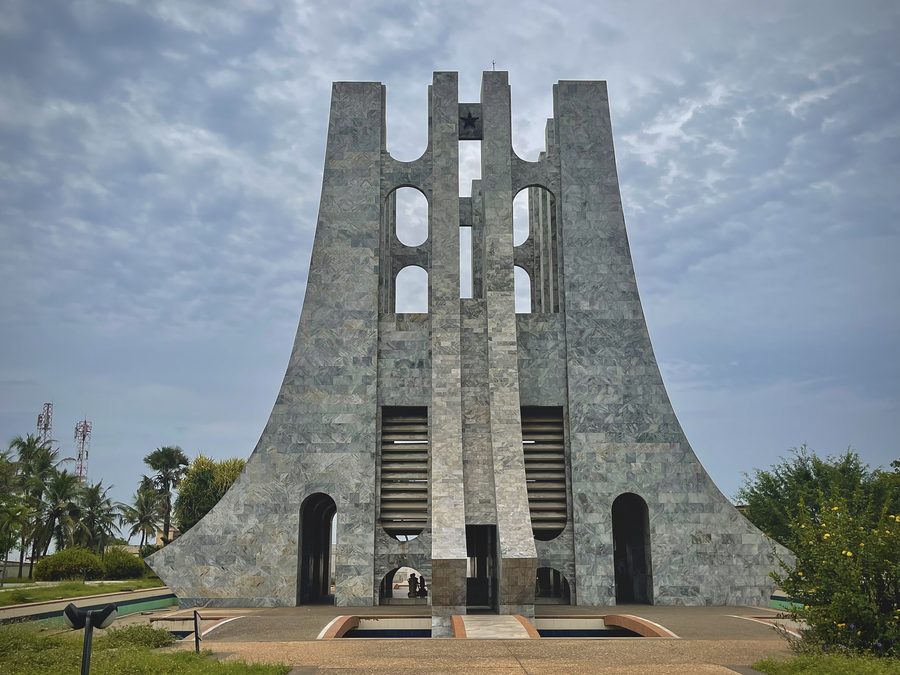 Kwame Nkrumah Mausoleum Memorial Park in Accra, Ghana