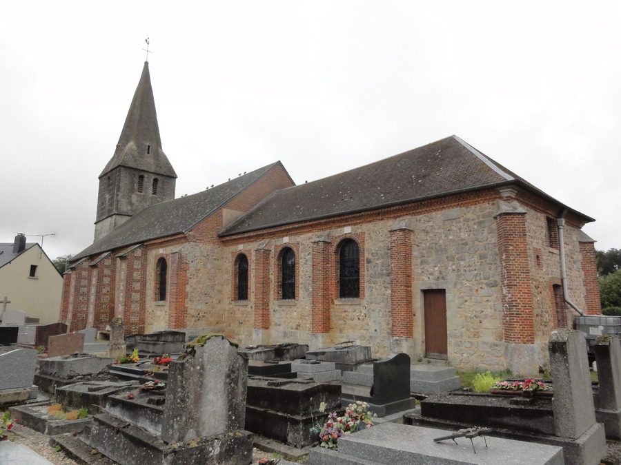 Chiesa di Mentheville nel dipartimento della Seine-Maritime