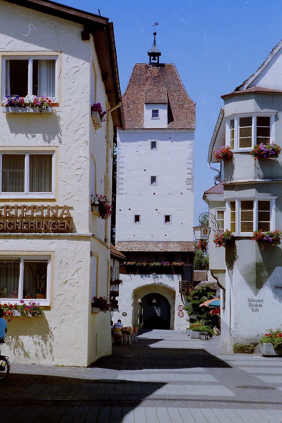 Espantor-Torturm in der historischen Altstadt von Isny im Allgäu