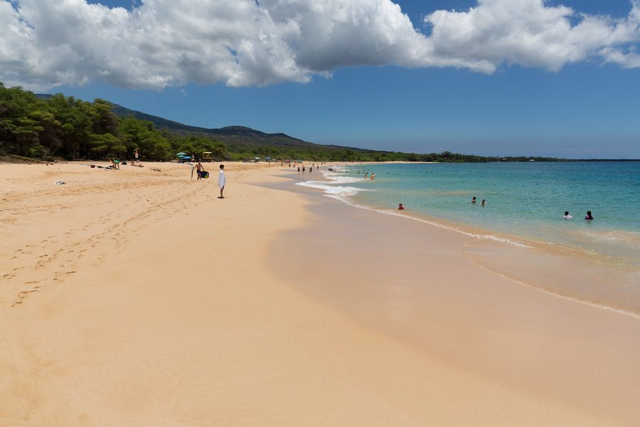 Big Beach in Makena State Park, south of Wailea on Maui