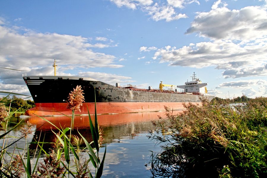 Nord-Ostsee-Kanal bei Rendsburg