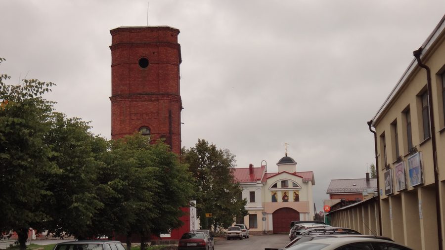 Vista di Pechory, oblast' di Pskov, Russia