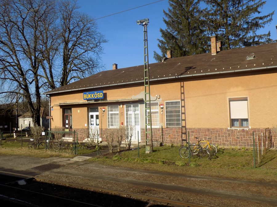 Stazione ferroviaria di Bükkösd in Ungheria