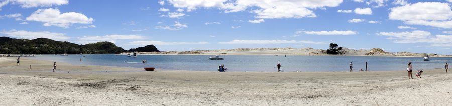 Lower Mangawhai Harbour in Kaipara District, Northland, New Zealand