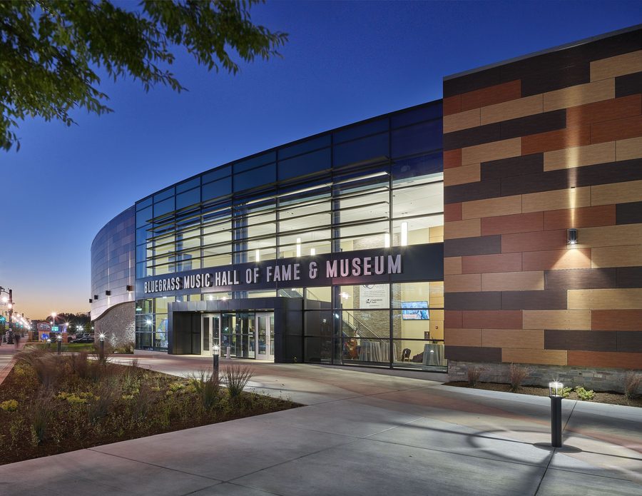 Esterno del Bluegrass Music Hall of Fame & Museum a Owensboro, Kentucky