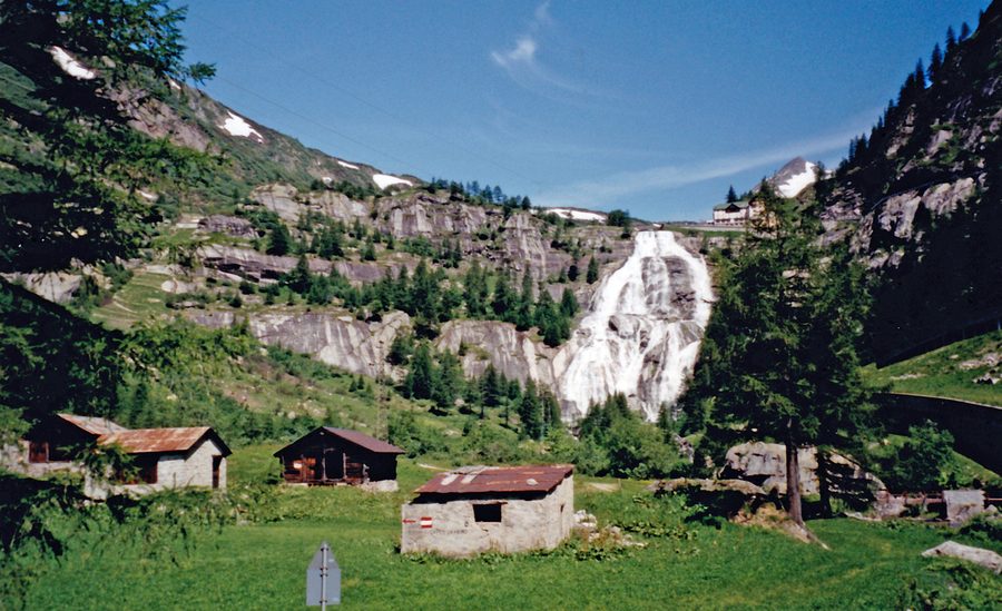Cascata del Toce bei Formazza im Piemont