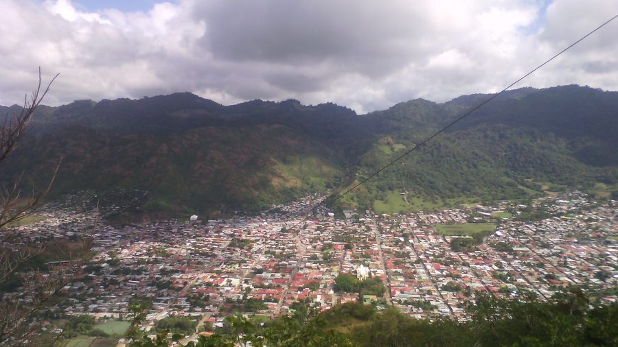 Blick auf Jinotega in Nicaragua