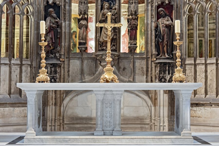 File:(Albi) Cathédrale Sainte-Cécile - Hight altar.jpg
