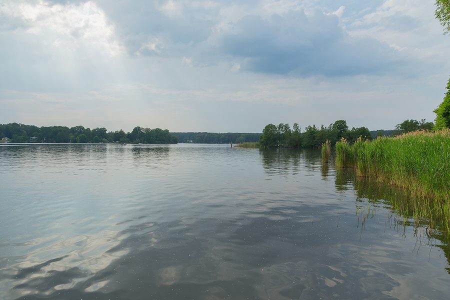 Uferlandschaft des Teupitzer Sees im Landkreis Dahme-Spreewald in Brandenburg