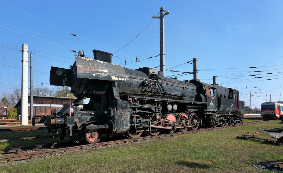 Dampflokomotive 52.855 im Eisenbahnmuseum Sigmundsherberg in Niederösterreich