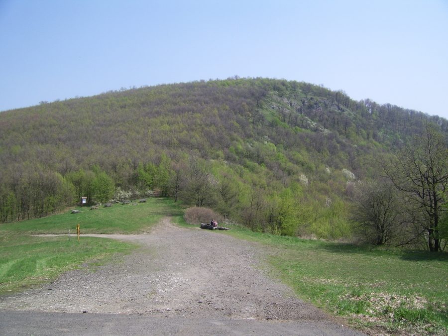 Valico di Závoz nel massiccio del Börzsöny vicino a Diósjenő