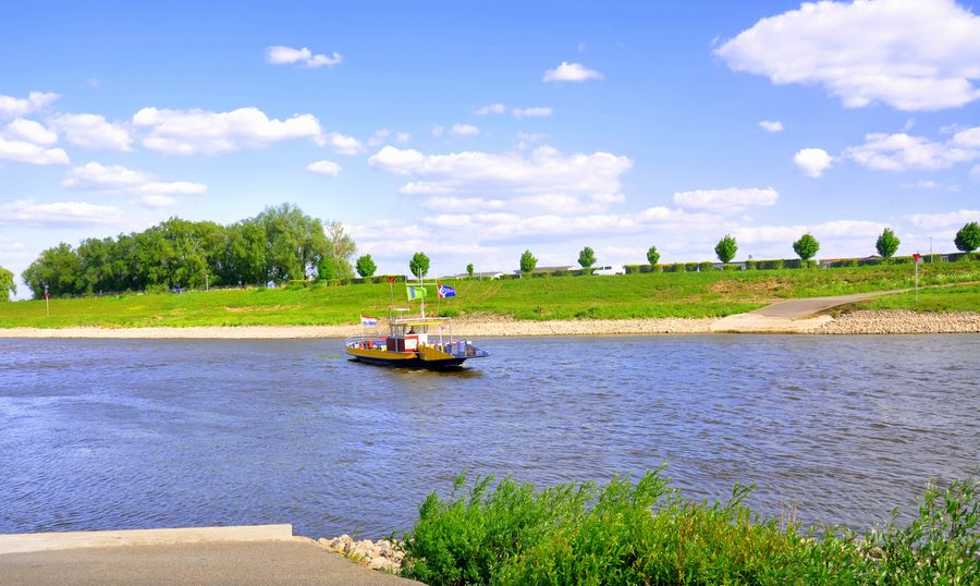 Traghetto per biciclette sull’IJssel presso Lathum