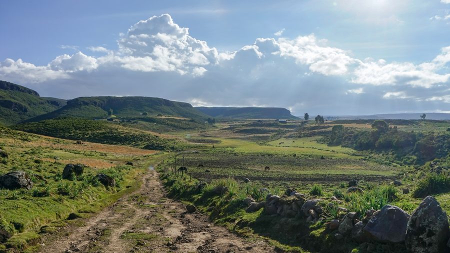 Paesaggio montano nei Monti Bale in Oromia