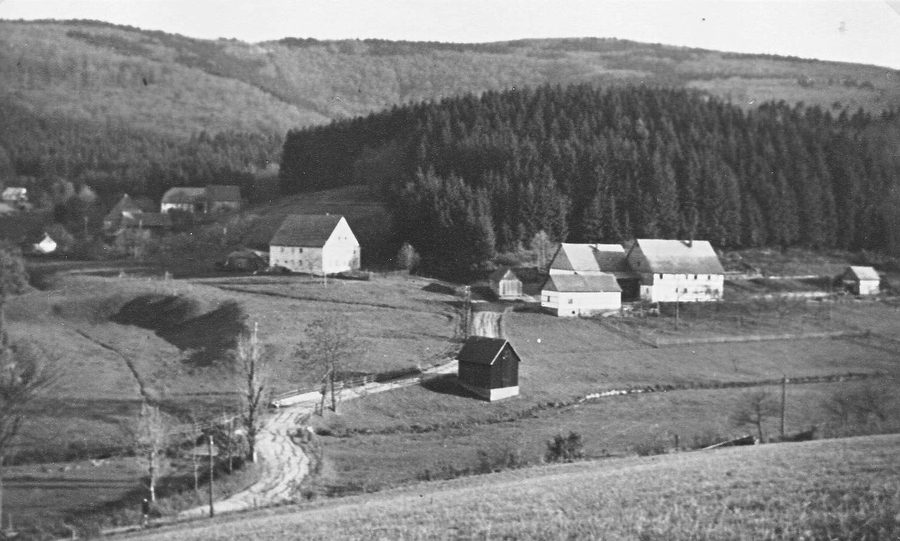Bestwig-Untervalme negli anni 1930 visto da ovest