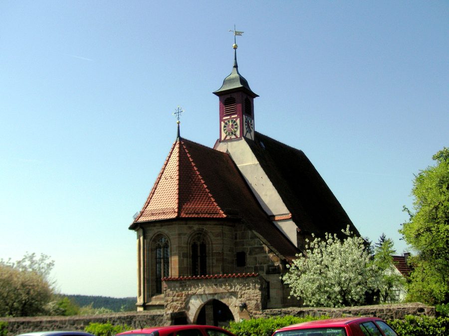 Chiesa di San Wolfgang a Puschendorf nell'aprile 2007