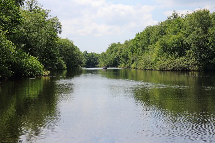 Vie d'acqua nel Parco nazionale De Weerribben-Wieden nei Paesi Bassi