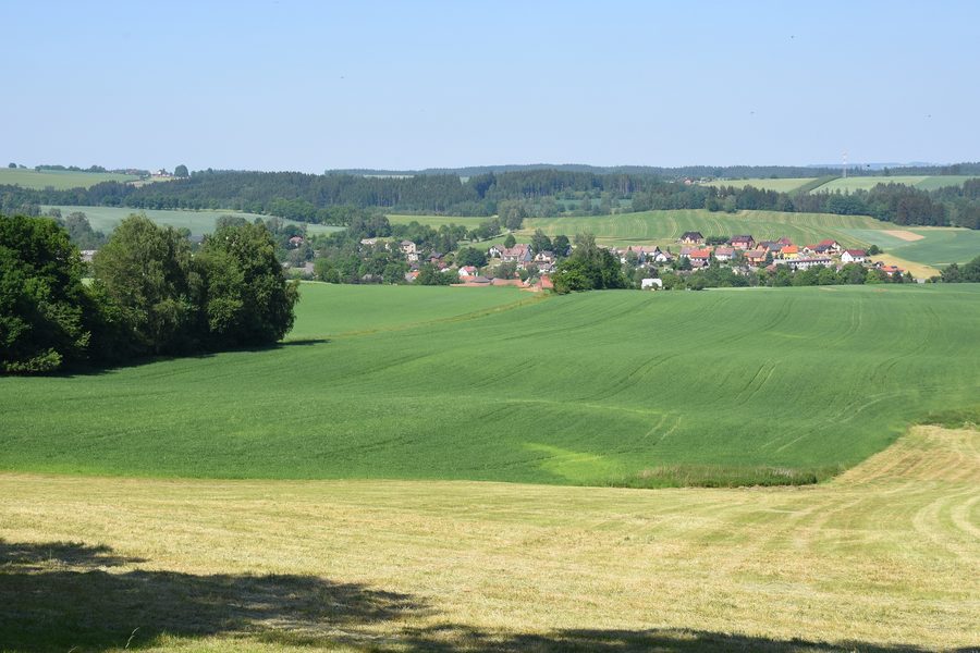 Horní Krupá, ein Dorf in der Region Vysočina