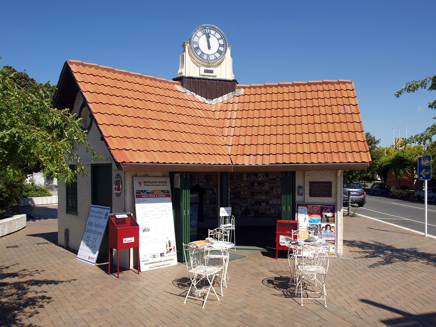 Clock Tower Building a Havelock North, Hawke's Bay