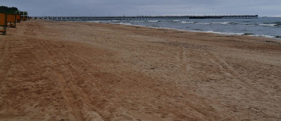 Beach in Palanga, Lithuania