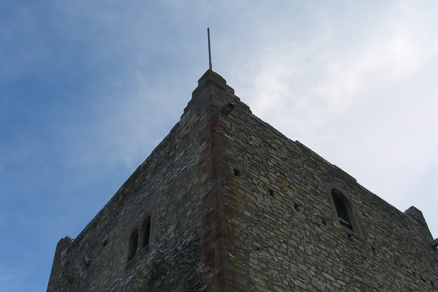 Ruinen der Burg Wartenberg bei Muttenz im Kanton Basel-Landschaft