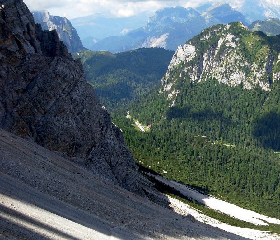 Forcella Staulanza nel Val di Zoldo