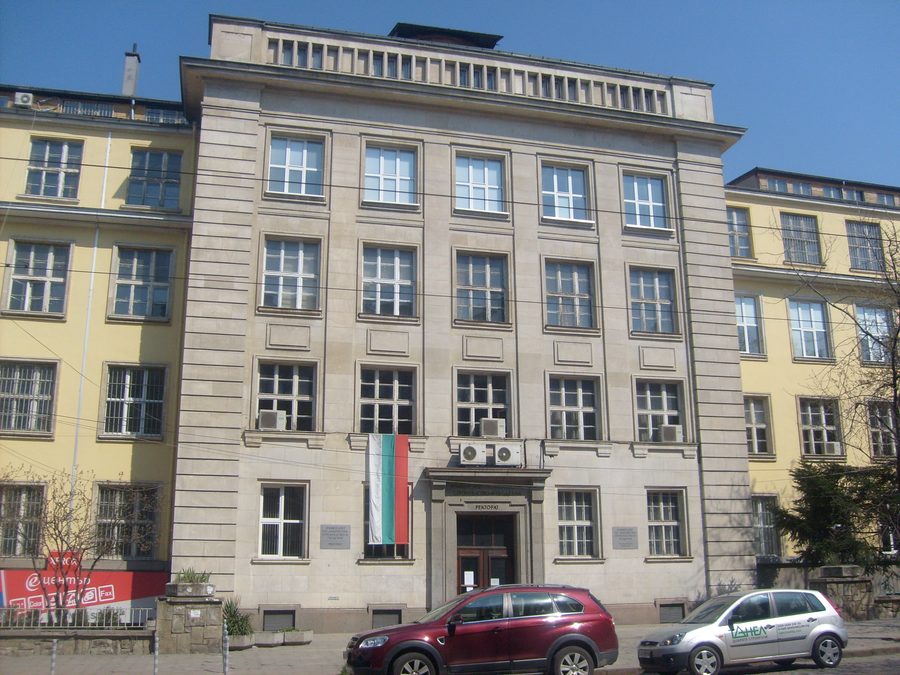 Sofia con architettura urbana mista