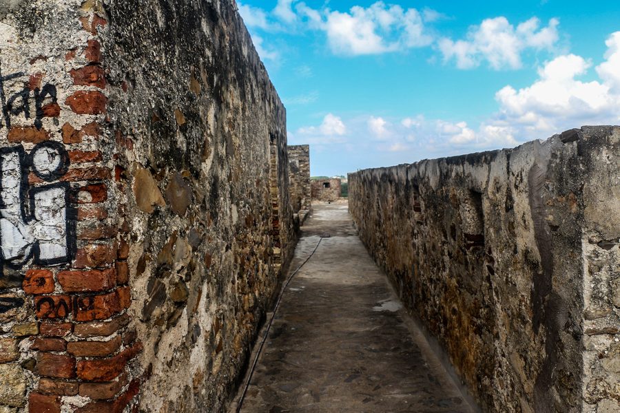 Fort Amsterdam in Abandze in Ghanas Central Region